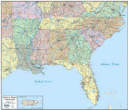 Large United States wall map, maps for business, USA maps