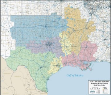 South Central States Road Map