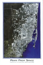 Miami satellite map