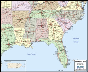 View Southeast Region Maps