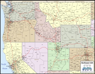 View Styles of Northwest Maps