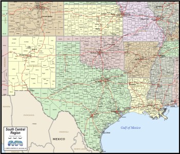 View maps of Southwest/ Gulf States Region